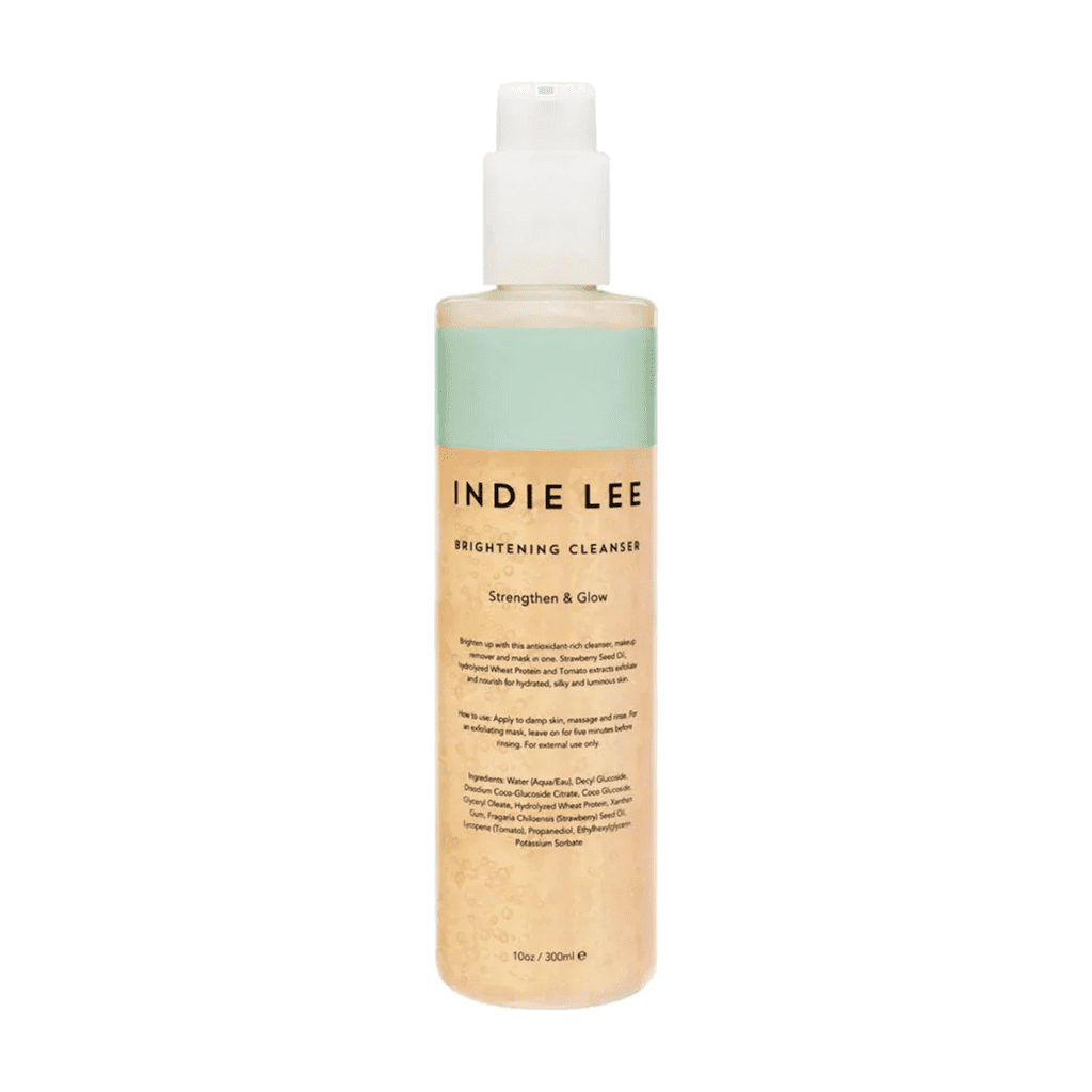 Doubles as an exfoliator: Indie Lee Brightening Cleanser