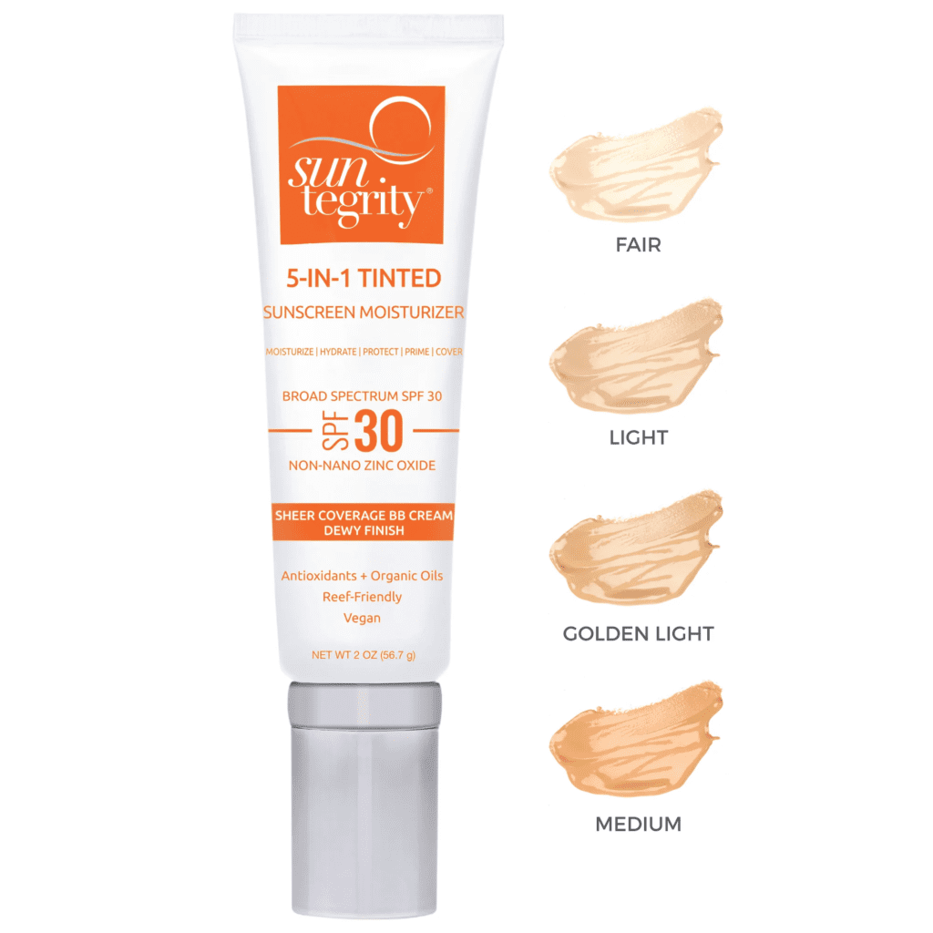 For all skin types: Suntegrity 5 in 1 Tinted Moisturizer 